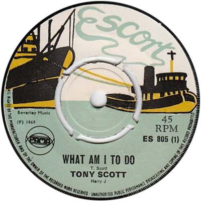 【中古】英7” Tony Scott (3) What Am I To Do ES805 Escort /00080