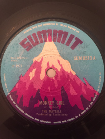【中古】英7” Maytals Monkey Girl SUM8513 Summit /00080