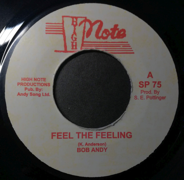 【中古】英7” Bob Andy Feel The Feeling / Troubled Woman SP75 High Note /00080