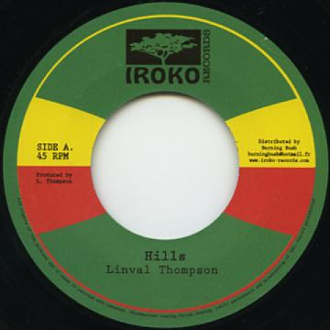 【中古】仏7” Linval Thompson Hills / Version BB40 Iroko Records /00047