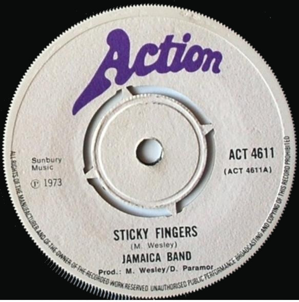 【中古】英7” Jamaica Band Sticky Fingers ACT4611 Action /00080
