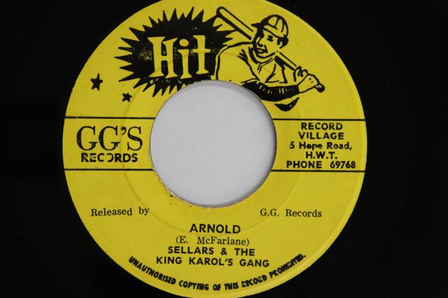 【中古】ジャマイカ7” Sellars, King Karols Gang Arnold NONE HIT /00080