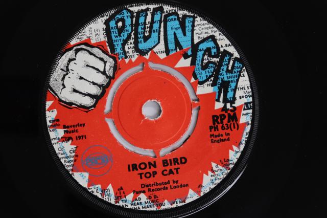 【中古】英7” Top Cat Iron Bird / Cat Hop PH63 PUNCH /00080