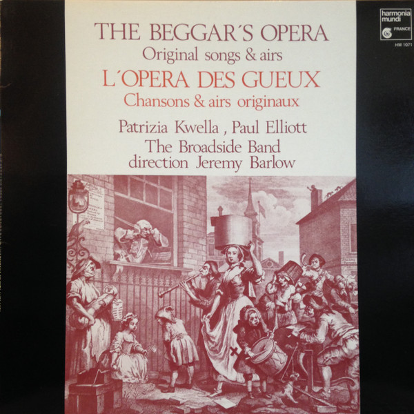 【中古】仏LP Broadside Band Lopera Des Gueux： Chansons Et Airs Originaux HM1071 Harmonia Mundi Franc /00260
