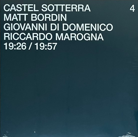 【新品】伊LP Matteo Bordin , Giovanni Di Do Bordin / Di Domenico / Marogna CAS004 Castel Sotterra 未開封 /00260