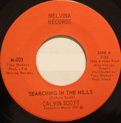 【中古】加7” Calvin Scott Searching In The Hills / Joe The Thriller M003 Melvina Records /00080