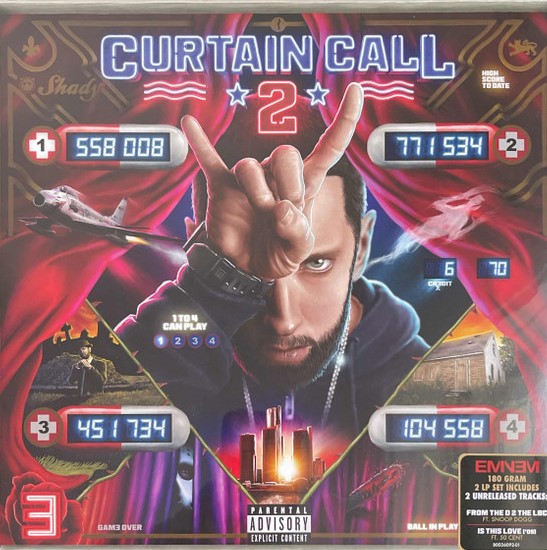 【新品】米2LP Eminem Curtain Call 2 (-180g) B003609201 AFTERMATH 未開封 /00660