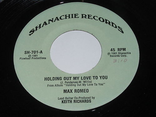 【中古】英7” Max Romeo Holding Out My Love To You / No Loafing SH701 SHANACHIE /00080