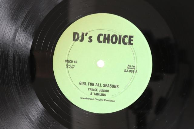 【中古】米12” Prince Junior, Tamlins / Princ Girl For All Seasons / Groovy Kind Of Love DJ001 DJS CHOICE /00250