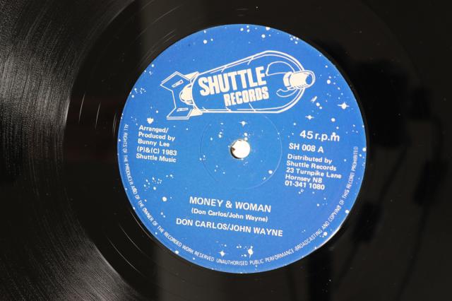 【中古】英12” Don Carlos, John Wayne / Corne Money ＆ Woman / Keep On Working SH008 SHUTTLE RECORDS /00250