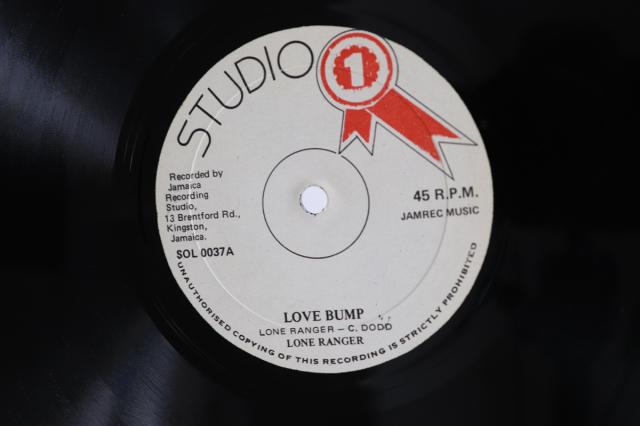 【中古】12” Lone Ranger / Brentford Rocker Love Bump / Bushmaster SOL0037 STUDIO ONE /00250