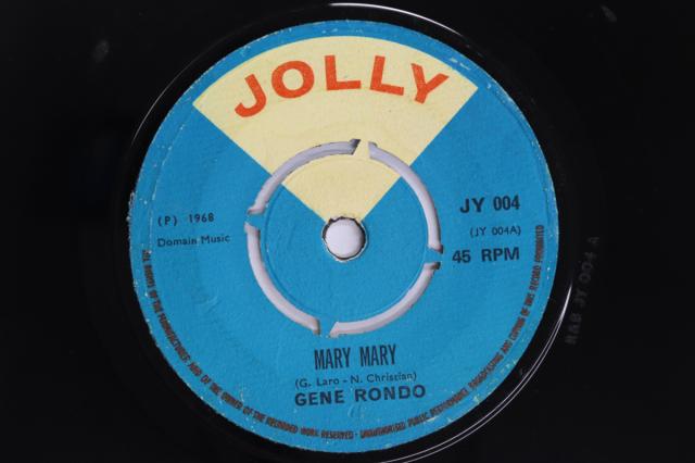 【中古】英7” Gene Rondo Mary Mary / Baby Baby JY004 JOLLY /00080
