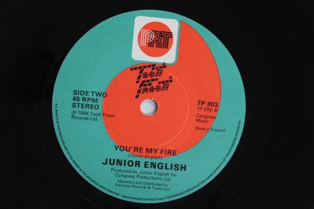 【中古】英7” Junior English Youre My Fire / Only Sixteen 7P303 PRT /00080