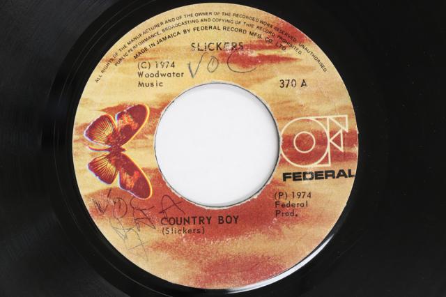 【中古】ジャマイカ7” Slickers Country Boy / Country Boy Version 370 FEDERAL /00230