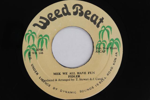 【中古】ジャマイカ7” Fidler Mek We All Have Fun / We Have Dub WB146 WEED BEAT /00080