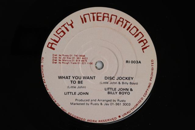 【中古】英12” Little John, Billy Boyo / Prof What You Want To Be / Combination RI003 RUSTY INTERNATIONAL /00250