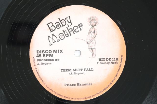 【中古】英12” Prince Hammer / Hammer All Sta Them Must Fall / Ball Of Fire HITDD11 BABY MOTHER /00250