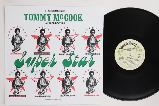 【中古】英LP Tommy Mccook ＆ The Agrovators Super Star - Disco Rockers PSLP98 PRESSURE SOUNDS /00260