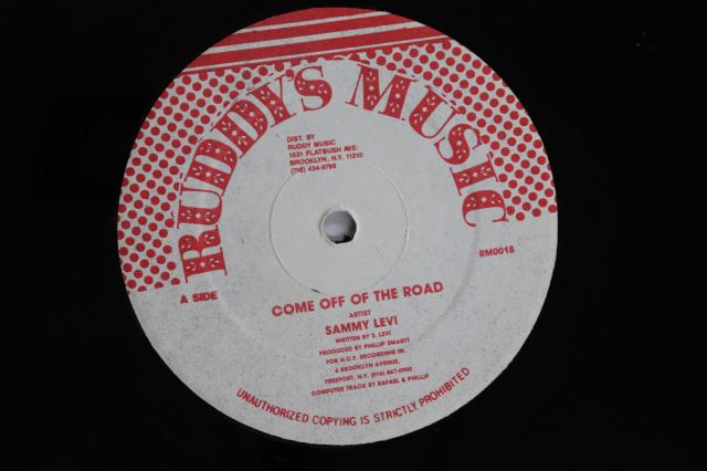 【中古】米12” Sammy Levi Come Off Of The Road / You Want To Love Me RM0018 RUDDYS MUSIC /00250