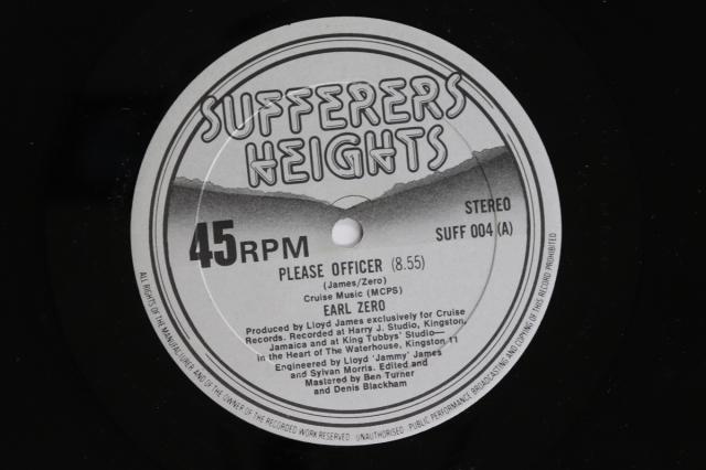 【中古】英12” Earl Zero / Augustus Pablo Please Officer / Pablo In Moonlight City SUFF004 Sufferers Heights /00250