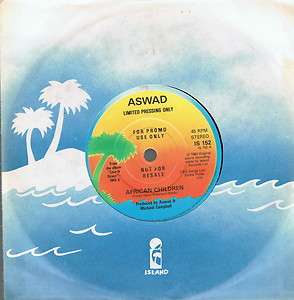 【中古】英7” Aswad African Children / Your Recipe IS152PROMO ISLAND プロモ /00080