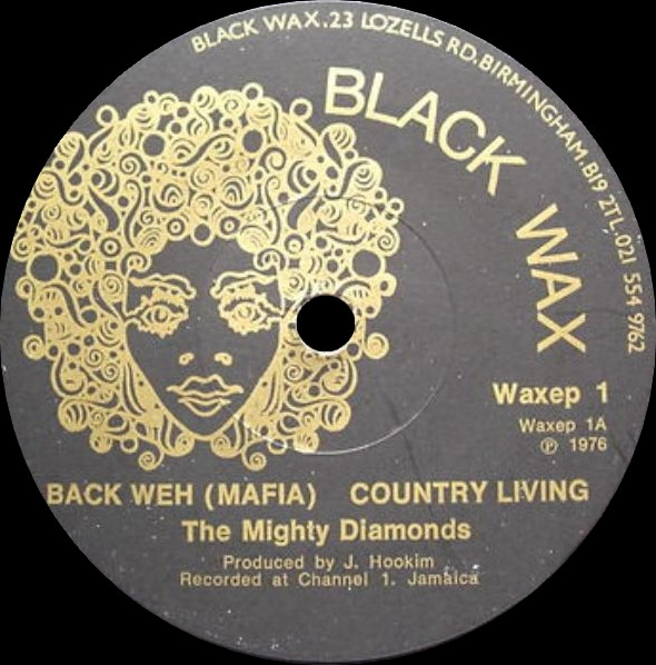 【中古】英7” Mighty Diamonds Back Weh (Mafia) / Right Time WAXEP1 Black Wax /00080