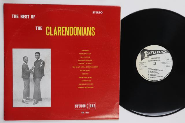 【中古】ジャマイカLP Clarendonians The Best Of The Clarendonians SOL1122 Studio One /00260
