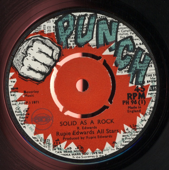 【中古】英7” Ethiopians Solid As A Rock PH98 Punch /00080