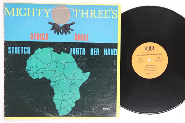 中古】米LP Mighty Threes Africa Shall Stretch Forth Her Hand X1949