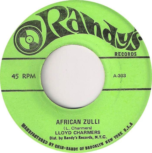 【中古】米7” Lloyd Charmers African Zulli / Schenectady 303 Randys /00080