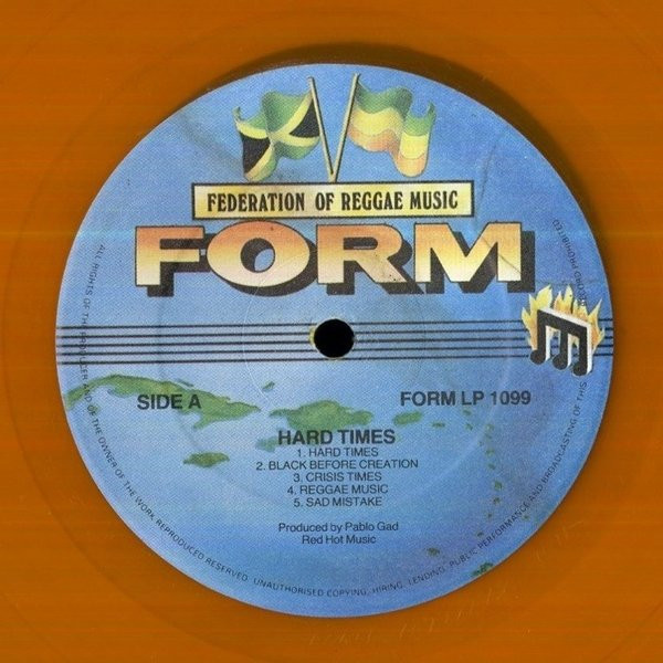 【中古】LP Pablo Gad Hard Times FORMLP1099 FORM /00260