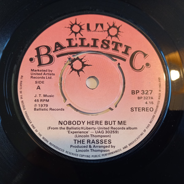 【中古】7” Royal Rasses Nobody Here But Me BP327 Ballistic Records /00080