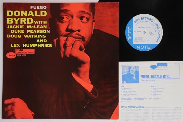 【中古】LP Donald Byrd Fuego BNJ71012 BLUE NOTE /00260