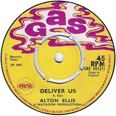 【中古】7” Alton Ellis / Neville Hinds Deliver Us / Originator GAS161 Gas /00080