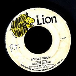 【中古】ジャマイカ7” Heron Ottar Lonely Room L07 Lion /00080