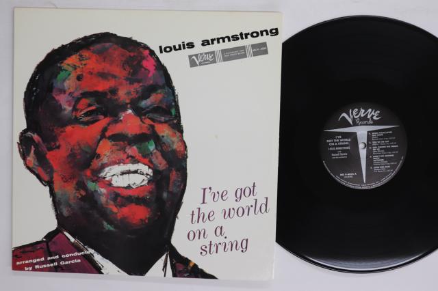 【中古】米LP Louis Armstrong, Russell Garci Ive Got The World On A String (180g) MGV4035 VERVE /00260