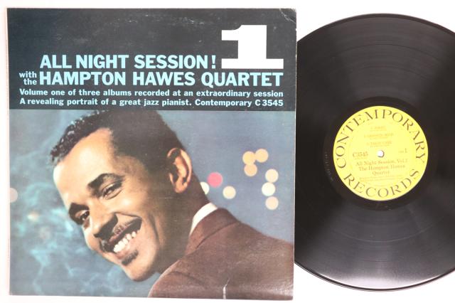 【中古】米LP Hampton Hawes All Night Session, Vol. 1 C3545 CONTEMPORARY /00260