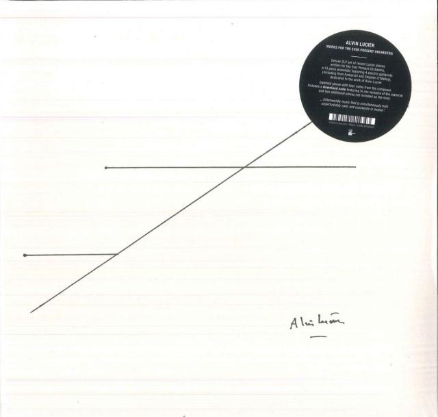 【新品】輸入2discs LP Alvin LUCIER Works For The Ever Present Orchestra BT060LP BLACK TRUFFLE 未開封 /00660