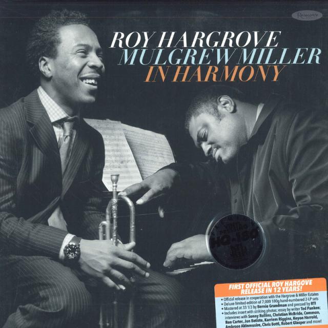 【新品】2discs LP Roy Hargrove, Mulgrew Miller In Harmony (2LP) HLP9060 RESONANCE 未開封 /00660