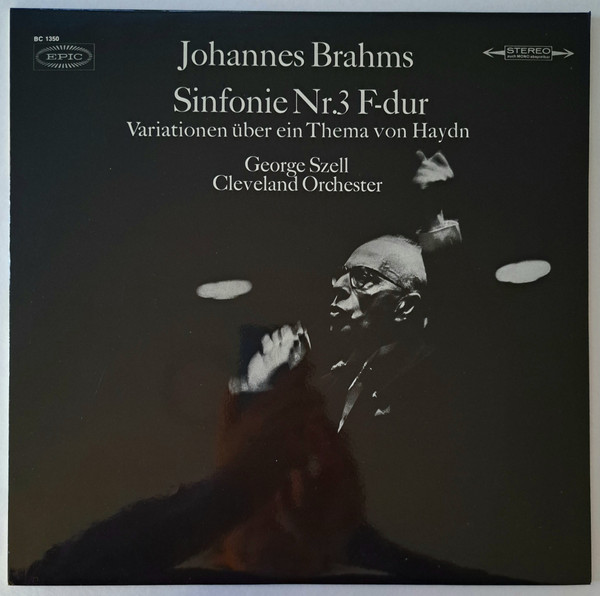 【中古】LP Johannes Brahms - George Szell Sinfonie Nr. 3 F-Dur / Variationen Uber Ein Thema V BC1350 Epic /00260