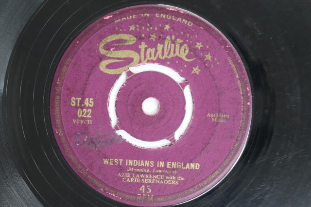 【中古】7” Azie Lawrence, Carib Serenader West Indians In England / Jump Up ST45022 STARLITE /00080