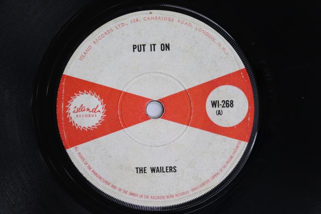 【中古】7” Wailers Put It On / Love Wont Be Mine WI268 Island Records /00080