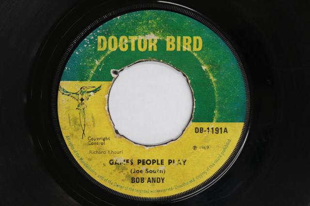 【中古】7” Bob Andy Games People Play / The Sun Shines For Me DB1191 DOCTOR BIRD /00080