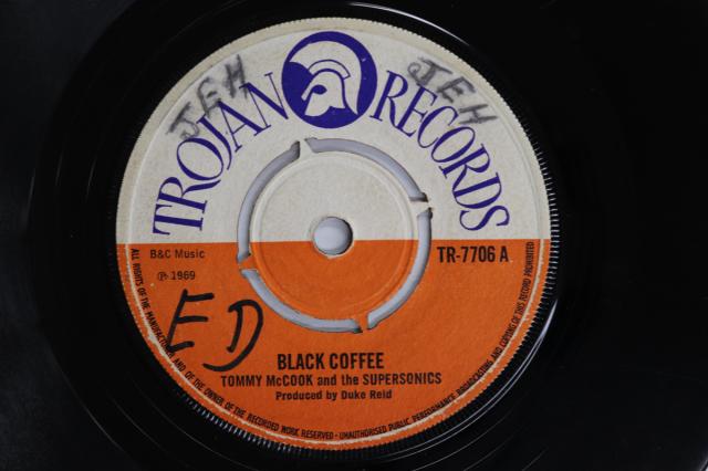 【中古】7” Vic Taylor, Tommy Mccook ＆ The My Heart Aches / Black Coffee TR7706 TROJAN /00080