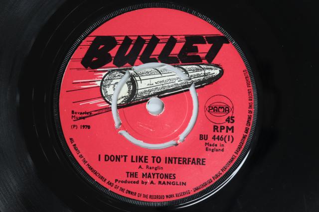 【中古】7” Maytones I Dont Like To Interfare / Preaching Love BU446 Bullet /00050 8,554円