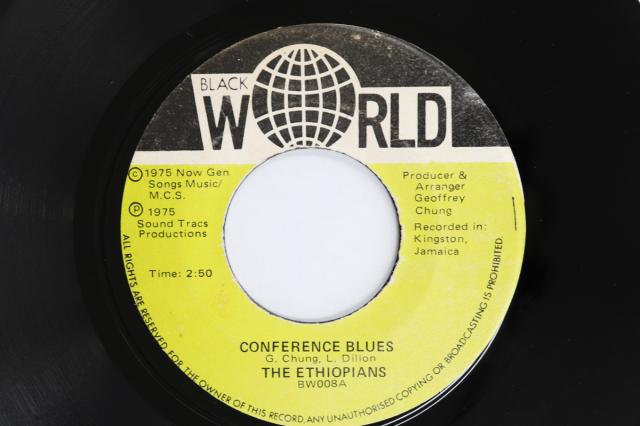 【中古】7” Ethiopians Conference Blues / Conference Dub BW008 BLACK WORLD /00080
