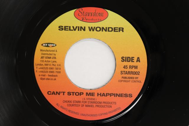 【中古】7” Selvie Wonder / Action Fire Cant Stop Me Happiness / Dem A Shadow STARR002 STARRDOM PRODUCTS UK /00080