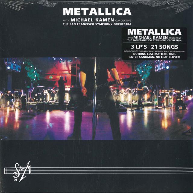 【新品】3discs LP Metallica S ＆ M BLCKND0151 Blackened 未開封 /00920
