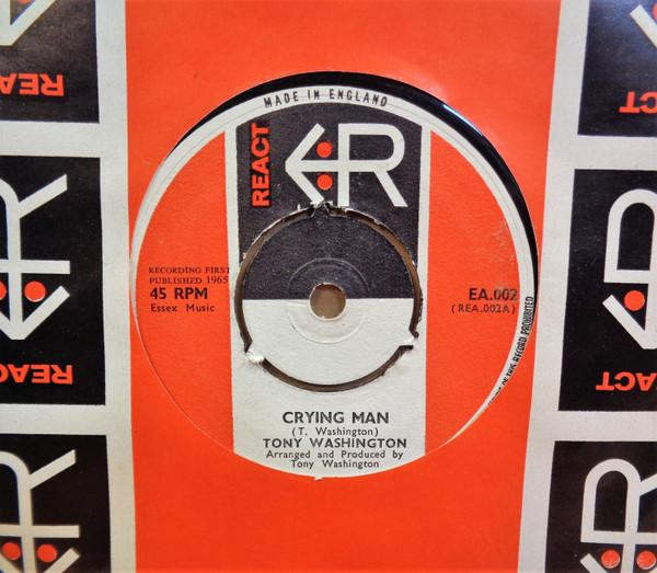 【中古】7” Tony Washington Crying Man EA002 React /00080