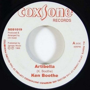 【中古】7” Ken Boothe Artibella SOS1019 Coxsone Records /00080